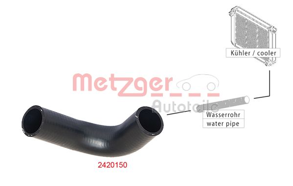 METZGER 2420150 Kühlerschlauch